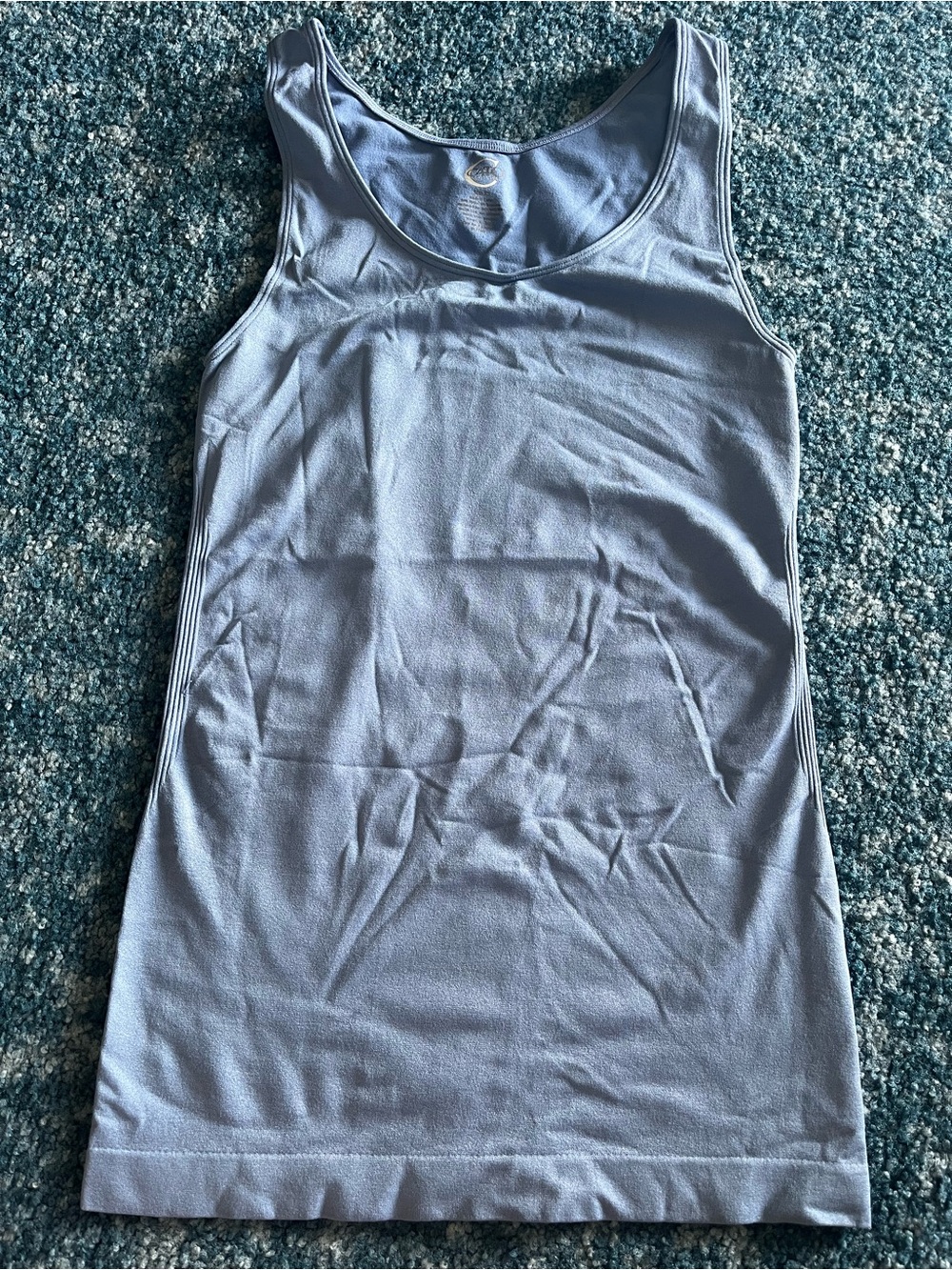 Cato Light Blue Scoop Neck Tank Top